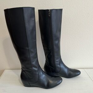 Enzo Angiolini Leather Tall Boots Size 6.5 M